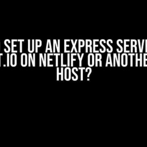 How to Set Up an Express Server with Socket.IO on Netlify or Another Free Host?