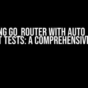 Replacing go_router with auto_route in Widget Tests: A Comprehensive Guide